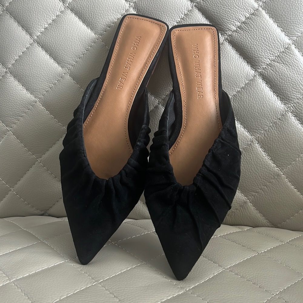 Who What Wear flat mules